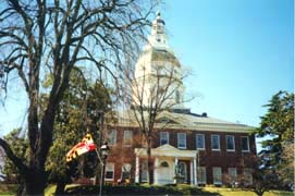 [photo, State House (from Francis St.), Annapolis, Maryland]