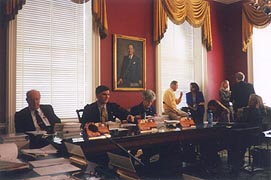 [photo, Board of Public Works meeting, Governor's Reception Room, State House, Annapolis, Maryland]